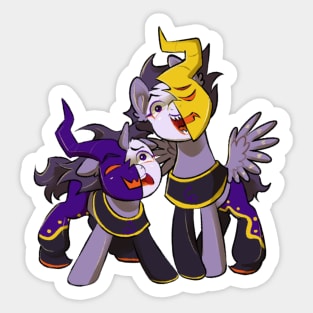 Barzum and Baizli Pony Sticker